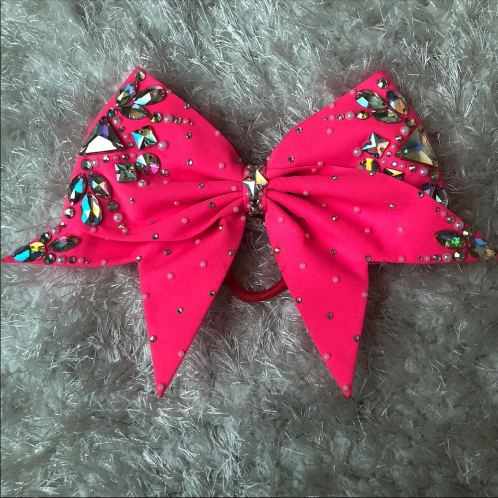 Bows Of London Fancy Flamingo cheer bow rebel